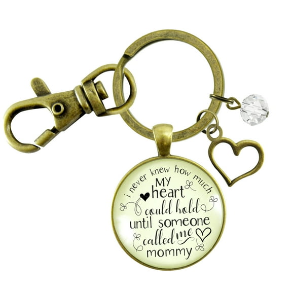 Mommy Keychain Never Knew How Much Heart Gift Mothers Jewelry