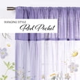 thumbnail image 2 of Quality Home Faux Pippin Linen Sheer Tulle Overlay, 2 of 5
