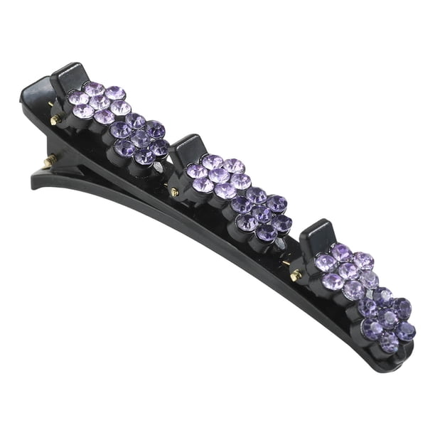 Clip Para El Cabello Nuevo 2024 Exquisito Clip Para El Cabello Colorido Cristal Brillante Clip Para El Cabello Flores (1 Piezas)