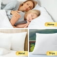 thumbnail image 7 of Kingrest Waterproof Pillow Protector with Zipper Standard Size, Cooling Bamboo Zippered Pillow Case Protector, Bed Bedbug Pillow Case Cover Prevent Dust Mites & Allergen (2 Packs, Standard 20"x26"), 7 of 7