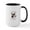 White/Black Inside, variant on CafePress - Black Tricolor Corgi Mugs - 15 oz Ceramic Large White Novelty Mug