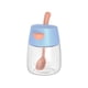 thumbnail image 3 of Dispensador de especias, tanque de sal para el hogar, encimera, contenedor de pimienta a prueba de fugas, coctelera de sales, botella de condimento de Azul, 3 of 9