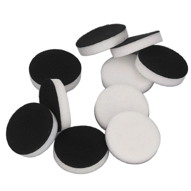 10 recambios de espuma de esponja blanca con forma de cúpula para mezclar tinta, ideales para tarjetas, relieve, pintura y renderizado.