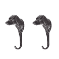 thumbnail image 1 of 2 ganchos de pared vintage de hierro fundido (cabeza de perro), acabado antiguo, metal para ropa, negocios, cabeza de animal, percha decorativa, accesorios para el hogar, gancho, 1 of 5