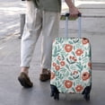 thumbnail image 3 of Pioneer Flower Floral Print Pattern Luggage Cover Fashion Suitcase Cover Baggage Covers Fit 25-28 Inch Luggage (Go Travel), 3 of 5