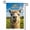 A, variant on XaaKee Yard Flag, Country Style Goat Garden Flags For Outside Clearance, Double-Sided High-Quality White Linen Small Garden Flags, Welcoming Artwork Decor, 12x18Inch