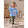 thumbnail image 4 of Miaouyo 1-5T Kids Baby Girl Boy Birthday Sweater Embroidery Pullover Warm Crewneck Long Sleeve Winter Tops, 4 of 9