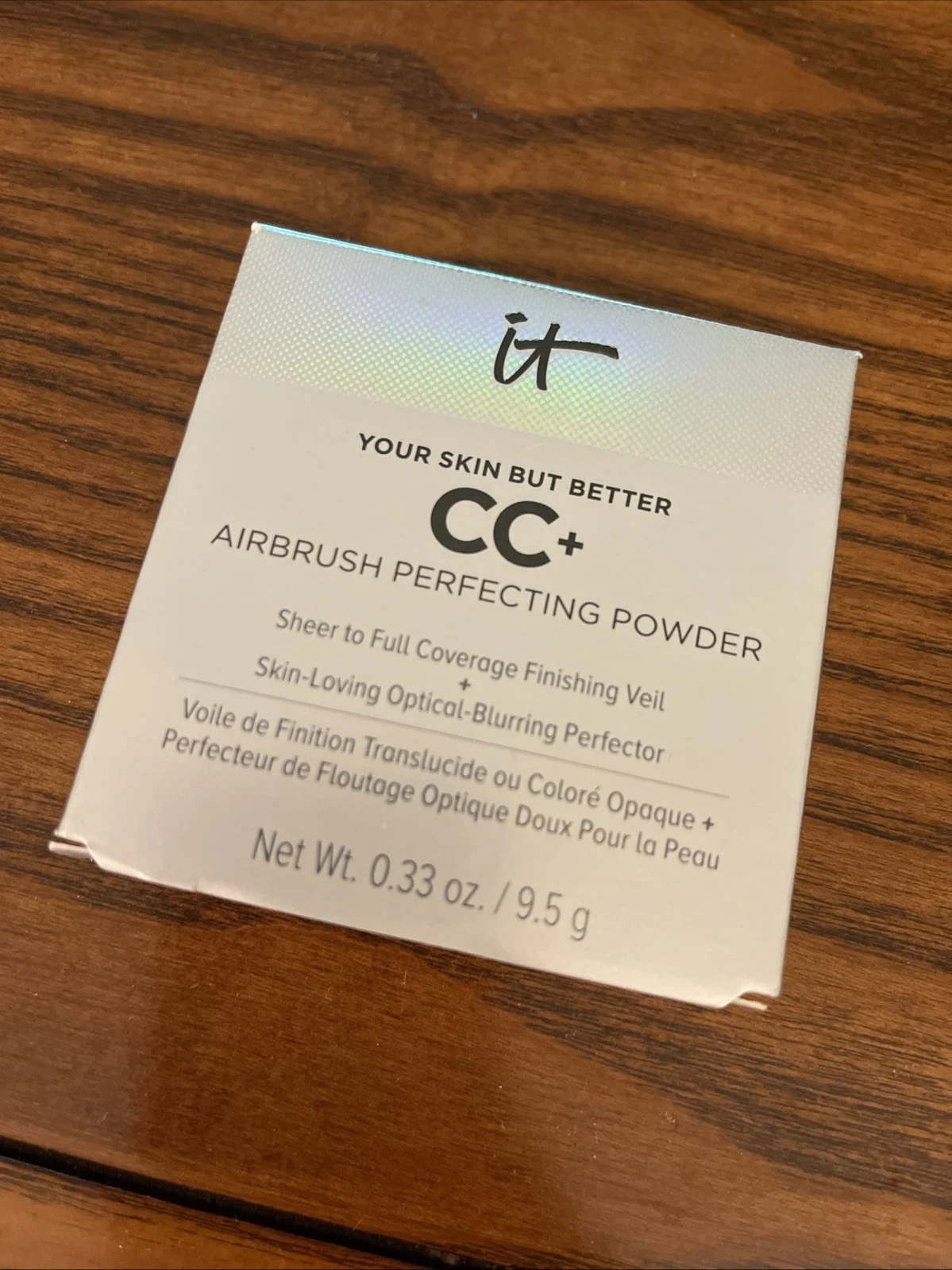 It Cosmetics Your Skin But Better Cc+ Airbrush Perfecting Powder 0.33oz Tan New