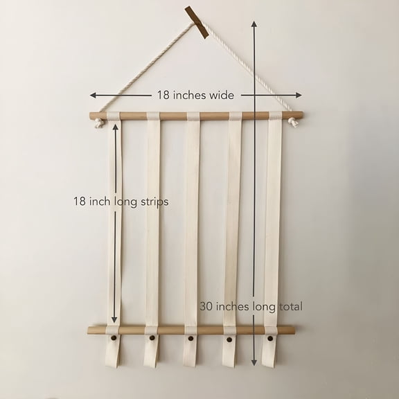 QAYOZ Hair Bows Holder,Large Capacity Hair Clips Hanger,Hair Bows Organizer,Children Hair Accessory Storage Display,Wood Wall Hanging Rack 18x18x30inch