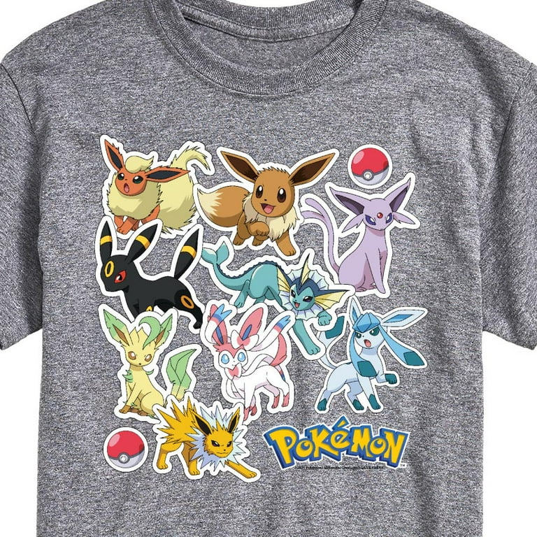 Eeveelution T-Shirt - Pokemon T-Shirt Collection White T-Shirt / 3XL