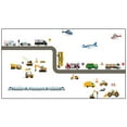 thumbnail image 1 of 2 piezas de calcomanías de pared de cartón para tractor, excavadora, pegatinas de pared para habitación infantil, arte de pared Vehículos, 1 of 9