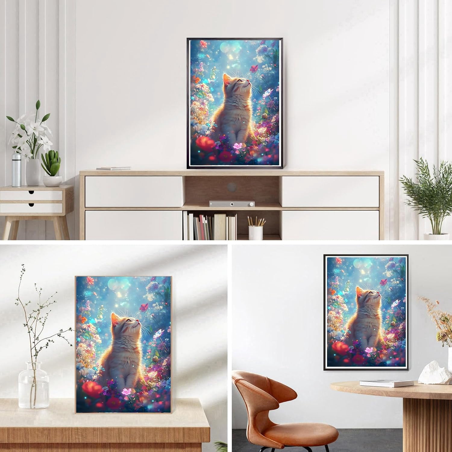 DPHERO DIY Dragon Diamond Painting Kit - 5D Full Drill Round Diamond Art For Adults 12x16 Inch