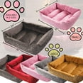 thumbnail image 7 of Pet Bed, Sparkling Rhinestones, Soft, Comfortable Velvet, for Lounging Dogs, Cats, Pets, Silver, Small, Sold Individually, 7 of 7