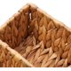 thumbnail image 2 of 3 Section Natural Water Storage Baskets, Woven Wicker Bin for Organising Nursery, Kids, Toilet Tank Top, Countertop - Set of 2, 2 of 5