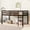 Espresso, variant on Twin Size Solid Rubber Wood Loft Bed with Ladder, Strengthened Wood Slats Platform, Low-Height Design, Space-Saving Bed for Teens, Adults, Small Bedrooms, White