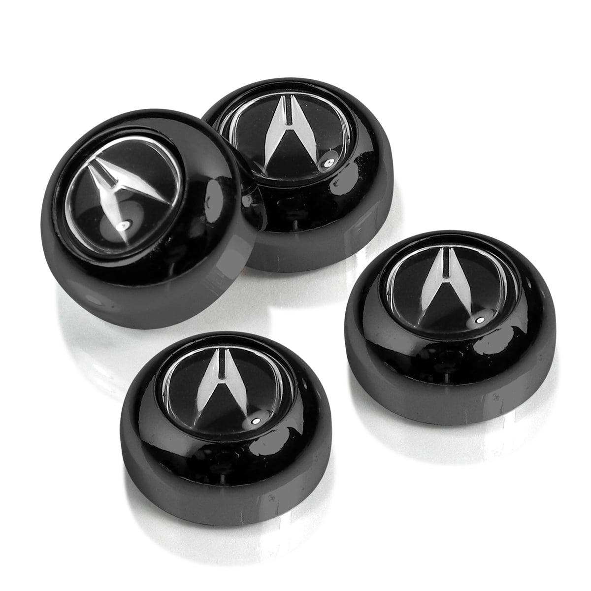 Acura Logo License Plate, License Frame Black Screw Covers