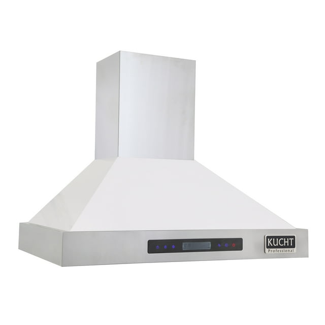 Kucht Professional 30 In. Wall Mounted Range Hood 900cfm In White