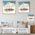 thumbnail image 4 of Designart "Blue Shanghai City Skyline" Cityscapes Wall Decor, 4 of 5