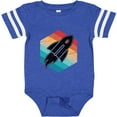 thumbnail image 3 of Inktastic Rocket Ship Retro Space Boys or Girls Baby Bodysuit, 3 of 5