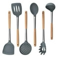 thumbnail image 5 of Yesbay Cooking Spatula with Hole Beech Colander Spoon Spatula Kitchen Utensils, 5 of 7