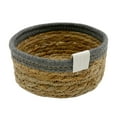 thumbnail image 3 of Cesta de almacenamiento, cesta tejida, cesta para servir, contenedores de almacenamiento de gran capacidad para gabinete, dormitorios, organización universitaria, juguetes para 15cmx8cm Gris Macarena Cesta de almacenamiento, 3 of 8