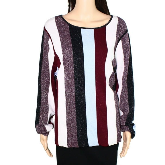 INC Plus Size Striped Sweater Port 2X