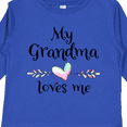 thumbnail image 4 of Inktastic My Grandma Loves Me Heart Grandchild Boys or Girls Long Sleeve Toddler T-Shirt, 4 of 5