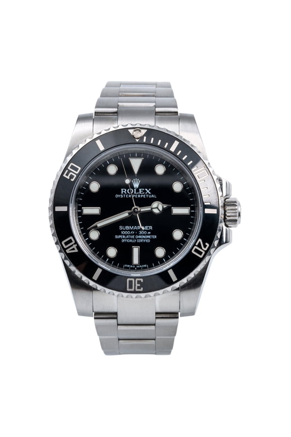 Pre-Owned Rolex Submariner 40MM 114060 Black Dial Black Ceramic Bezel Stainless Steel Oyster Bracelet