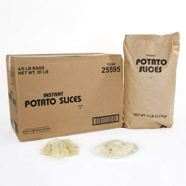 BAF Instant Sliced Potatoes - 5 lb. bag, 4 bags per case