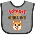 thumbnail image 3 of Inktastic Shiba Inu Dog Lover Boys or Girls Baby Bib, 3 of 4