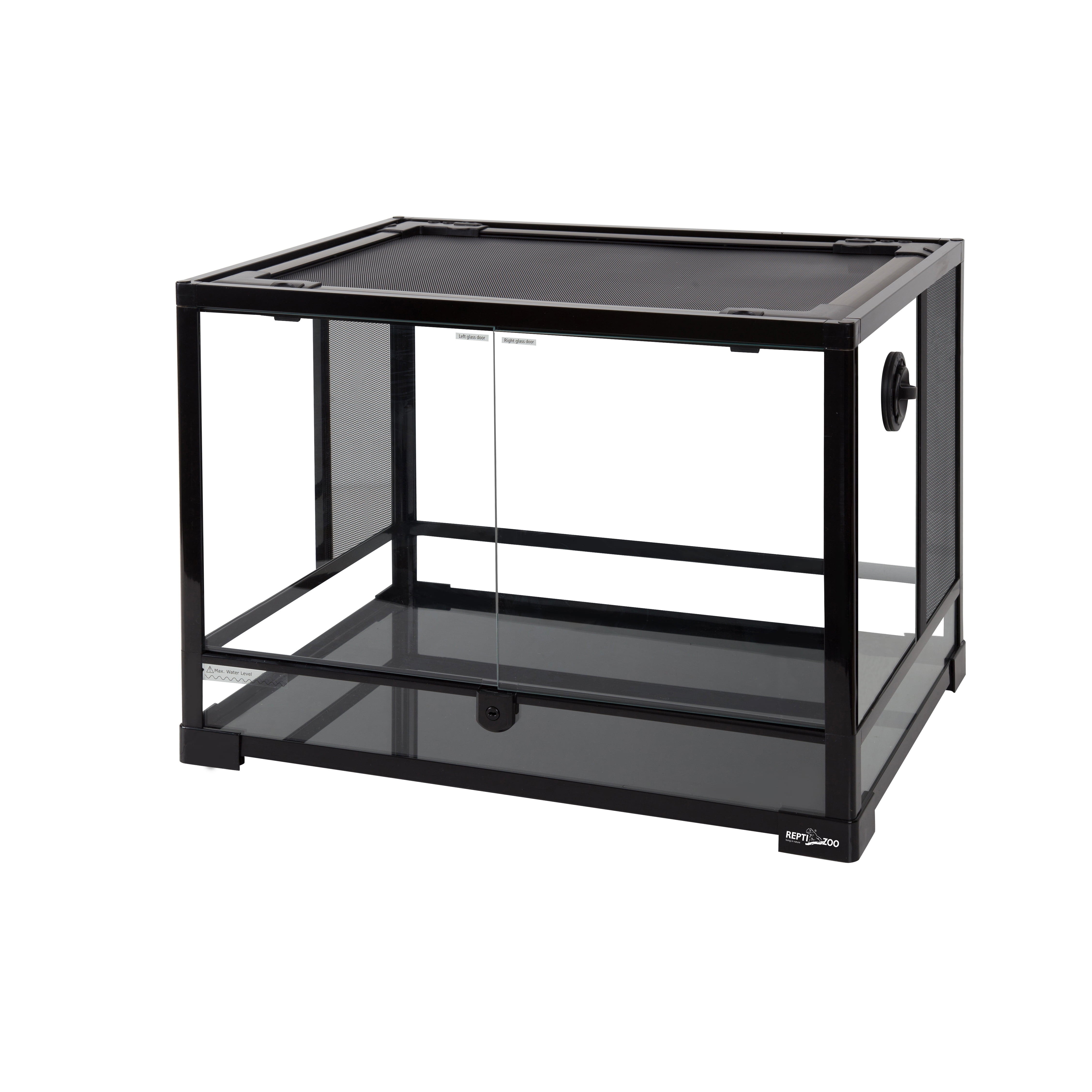 REPTIZOO 32 Gallon Large Reptile Glass Terrarium Tank,Double Hinge
