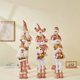 thumbnail image 4 of Nuevos artículos de decoración navideña, figuritas retráctiles de Papá Noel, muñeco de nieve, juguetes de alce, muñeco de tela de lentejuelas de felpa, decoraciones navideñas, 4 of 4