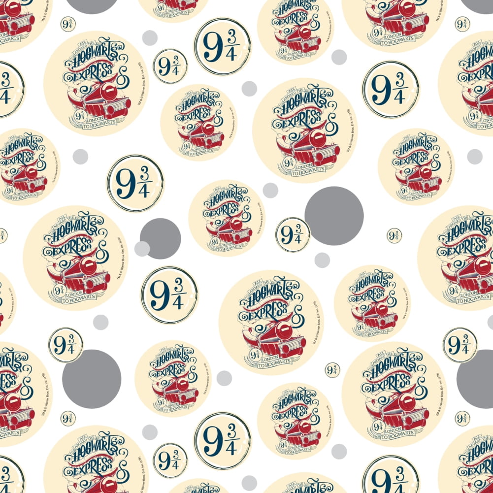 Harry Potter Hogwarts Express Premium Gift Wrap Wrapping Paper Roll