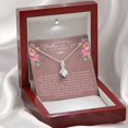 thumbnail image 6 of Personalized To My Mother In Law On Our Wedding Day Necklace, Mother-In-Law Gift, Mother In Law Gift Wedding Day, Wedding Day Gift For Mother In Law, 6 of 8