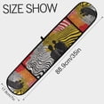 thumbnail image 3 of Yayeee Double Oven Mitt Kitchen Heat Resistant Baking 35" x7" Quilted Glove, Abstract Boat, 3 of 6
