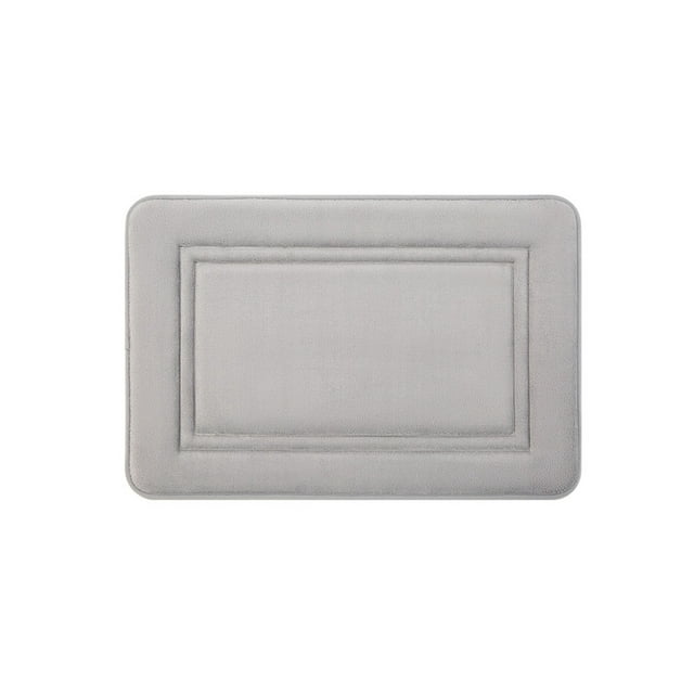 Alfombrilla antideslizante Yuarrent de Poliéster gris 50x80cm