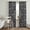 Black, White, Charcoal, variant on Teal Paisley Boho Sheer Curtains 84 Inch Length 2 Panels Set, Abstract Art Floral Aesthetic Voile Window Treatment Rod Pocket Curtains Sheers Drapes for Bedroom/Living Room/Kitchen 52"x84"x2