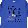 thumbnail image 4 of Inktastic Bicycle I Love to Ride My Bike Girls Long Sleeve Toddler T-Shirt, 4 of 5