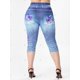thumbnail image 3 of Leggings Talla Extra Cintura Alta Rosegal Leggings de talla grande, 3 of 5