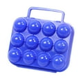 thumbnail image 1 of Harpily Clearance Pantry Organization and Storage Outdoor Portable Eggs Plastic Container Holder Egg Storage Box Handle Case Egg Box Household Egg Tray, 1 of 3
