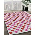 thumbnail image 2 of Ahgly Company Indoor Square Patterned Rogue Pink Novelty Area Rugs, 7' Square, 2 of 6