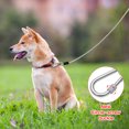 thumbnail image 4 of Bepal 6ft Dog Leash Chew Proof - Sturdy Reflective Cable Lead with Padded Handle & Rock Climbers Carabiner for Small Medium Large Dogs Outdoor Walking， Silver, 4 of 7