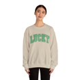 thumbnail image 5 of Lucky Clover Crewneck Sweatshirt St.Patrick Sweater Lucky Sweatshirt Women, 5 of 5