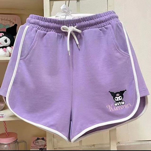 Original Sanrio Shorts Kawaii Cartoon Kuromi Cinnamoroll Mymelody ...