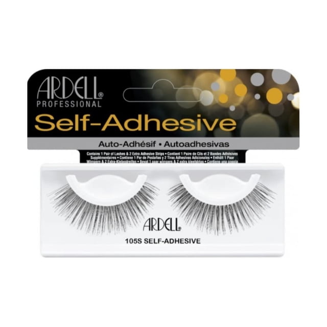 Pestañas postizas Ardell Professional 105S autoadhesivas prepegadas Glam