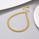 thumbnail image 5 of Tobillera Cubana PROSTEEL para Mujer de Acero Inoxidable 4,8 mm Dorada, 5 of 7