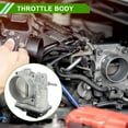 thumbnail image 2 of Conjunto de Cuerpo de Aceleración Unique Bargains, Actuador de Cuerpo de Aceleración de 77mm No.351003CAA0 para Hyundai Azera Santa Fe V6 3.3L para Kia Cadenza Sedona Aleación de Aluminio Negro, 1 Pc, 2 of 7