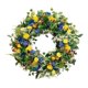 thumbnail image 2 of Corona artificial, corona de puerta para colgar, decoración, corona de flores para el hogar, Diámetro 35cm, 2 of 9