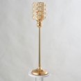 thumbnail image 3 of Portavelas de Metal de cristal de para bodas, especiales, oficinas de dormitorio, sala de , candeliere decorativo, Alto 46cm, 3 of 9