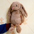 thumbnail image 5 of ZHAOCHENG Conejo de orejas largas de 30 cm, peluche suave, bonito conejito para dormir, muñeco de dibujos animados, regalo de cumpleaños para niños y bebés, morado, 5 of 5